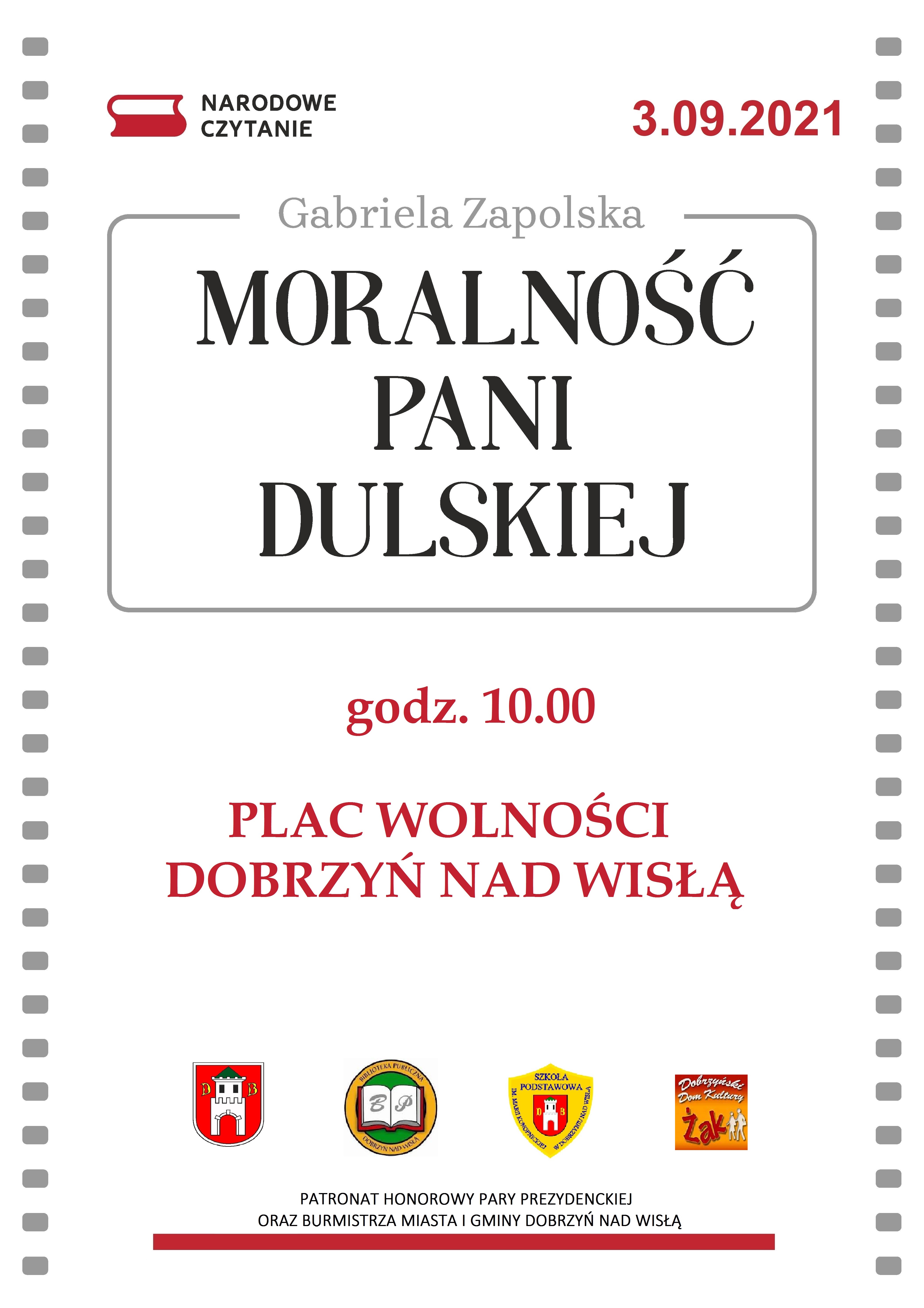 PLAKAT CZYTANIE NARODOWE 2021