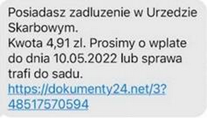 20220511 falsszywy SMS